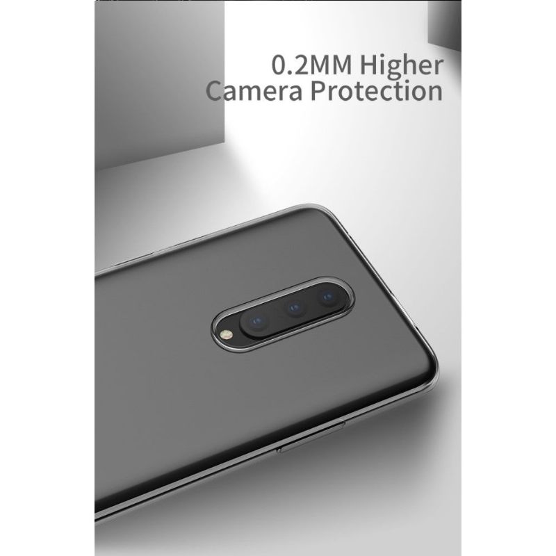 Hoesje voor OnePlus 7 Pro Transparante Siliconen