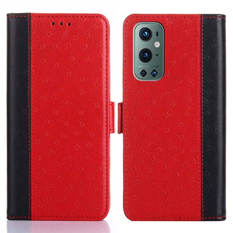 Cover voor OnePlus 9 Pro Folio-hoesje Ulrich Kunstleer