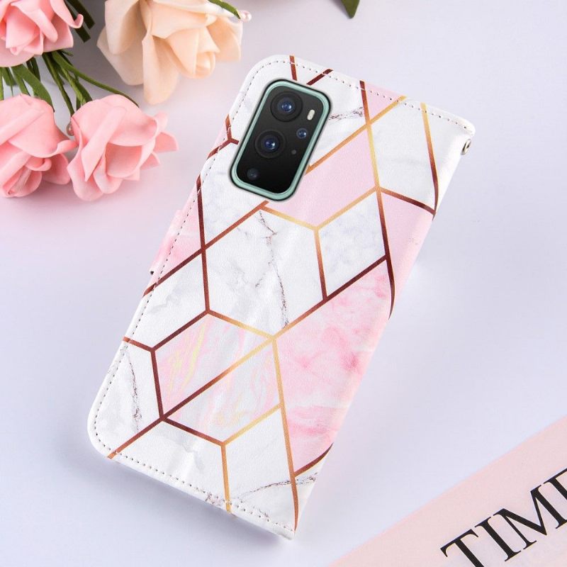 Flip Case voor OnePlus 9 Pro Chique Geometrie