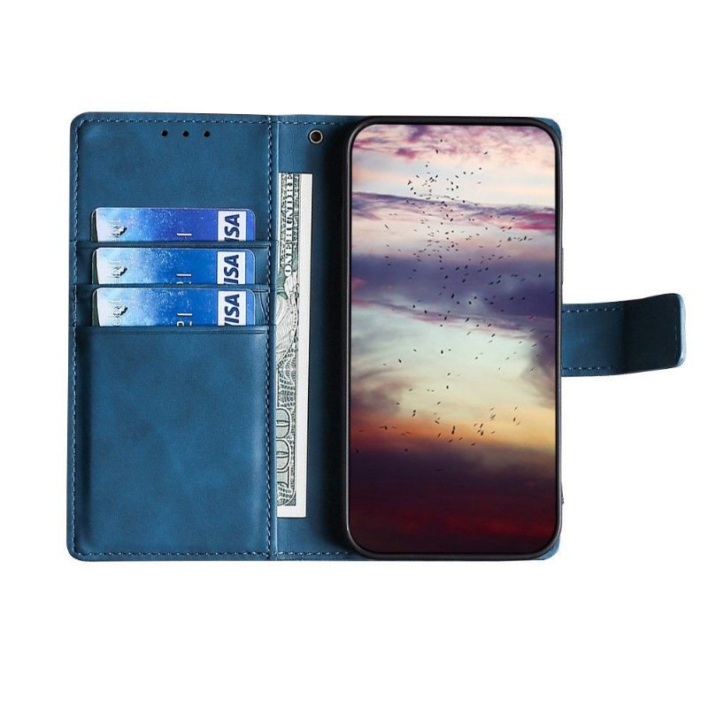 Folio-hoesje voor OnePlus 9 Pro Ana Faux Krokodillenleer