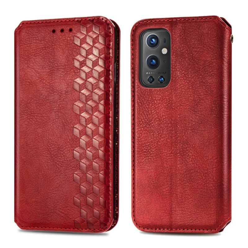 Folio-hoesje voor OnePlus 9 Pro Kub-ontwerp