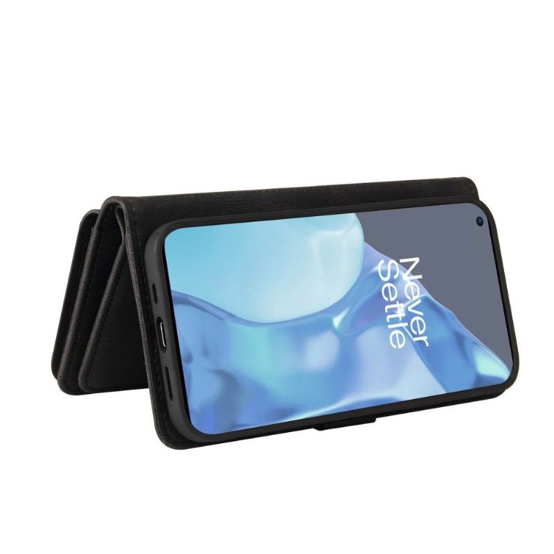Leren Hoesje voor OnePlus 9 Pro Bescherming Portemonnee Leren Met Ketting