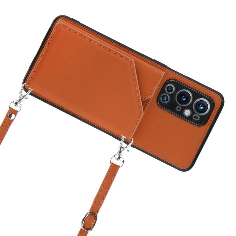 Telefoonhoesje voor OnePlus 9 Pro Bescherming Aude Lanyard Met Meerdere Compartimenten