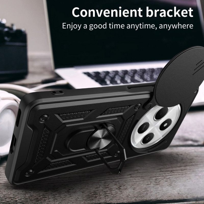 Cover Hoesje Poco C75 Telefoonhoesje Schuifbare Camerahoes En Standaard