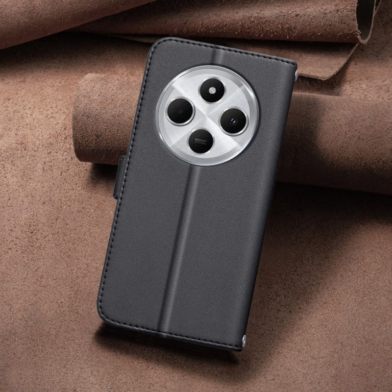 Folio-hoesje Poco C75 Binfen Color Pufferjackstijl