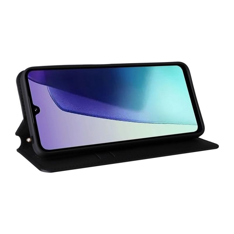 Folio-hoesje Poco C75 Diamantpatroon Bescherming Hoesje