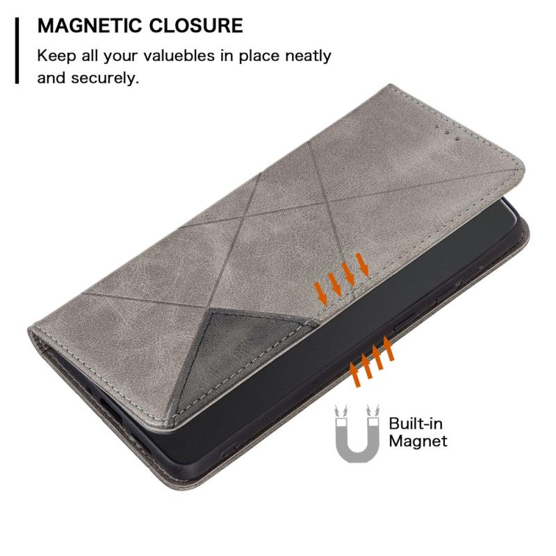 Folio-hoesje Poco C75 Geometrisch Binfen Color