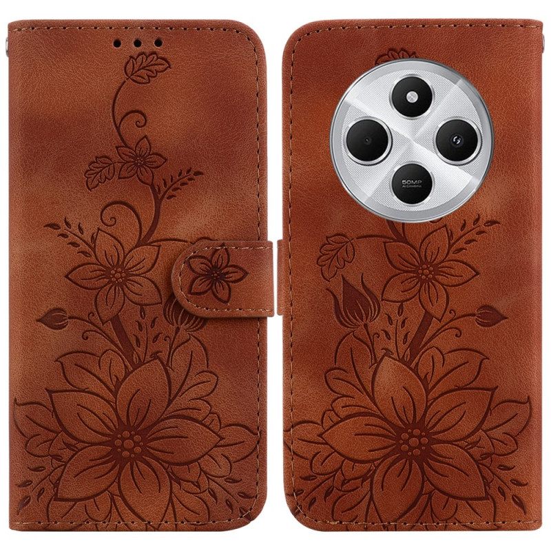 Folio-hoesje Poco C75 Telefoonhoesje Fleur-de-lis