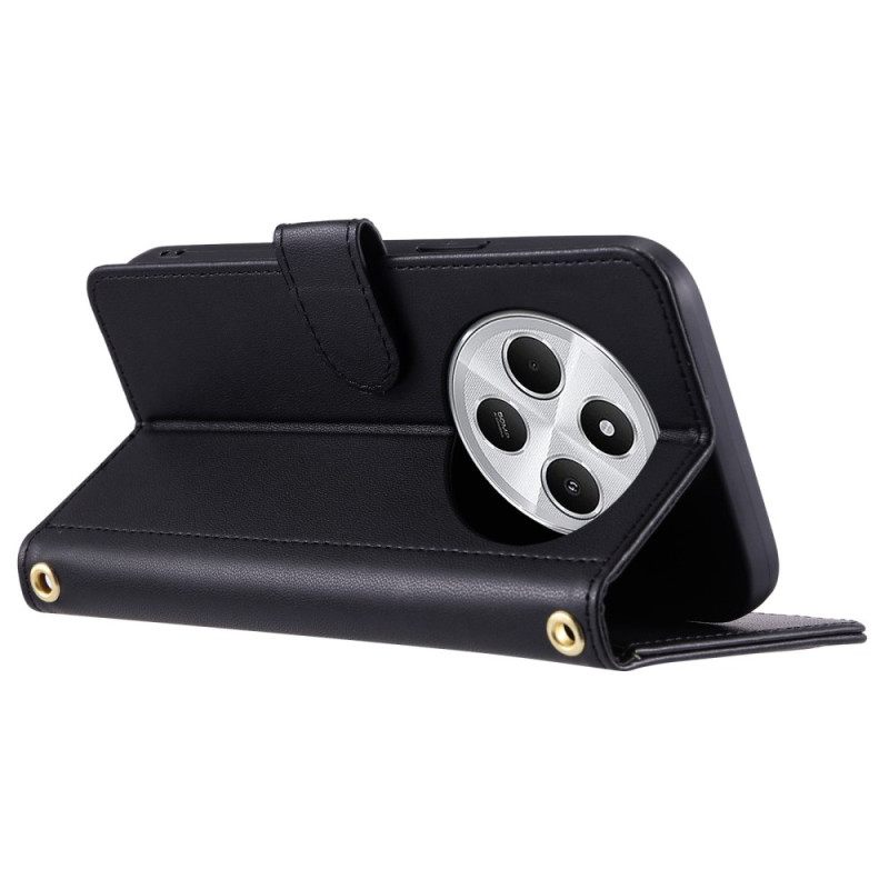 Folio-hoesje Poco C75 Telefoonhoesje Gewatteerd