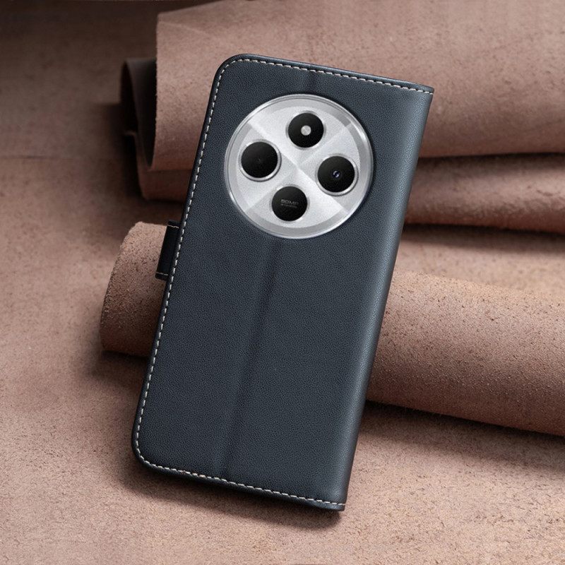 Folio-hoesje Poco C75 Telefoonhoesje Klassieke Kleur