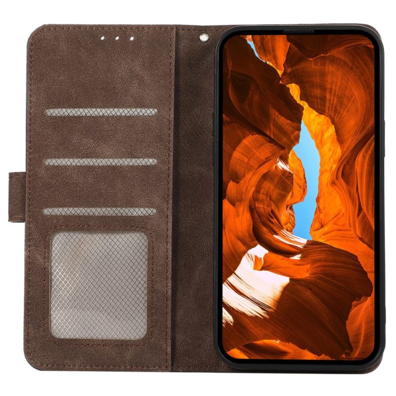 Folio-hoesje Poco C75 Tweekleurig Abeel