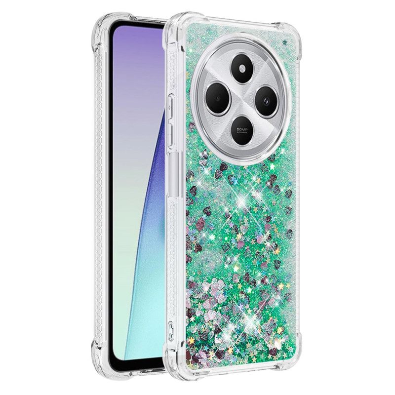 Hoesje Poco C75 Glitter Bescherming Hoesje