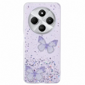 Hoesje Poco C75 Glittervlinders