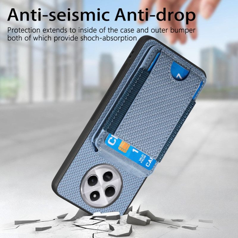 Hoesje Poco C75 Kaarthouder En Standaard Van Koolstofvezel