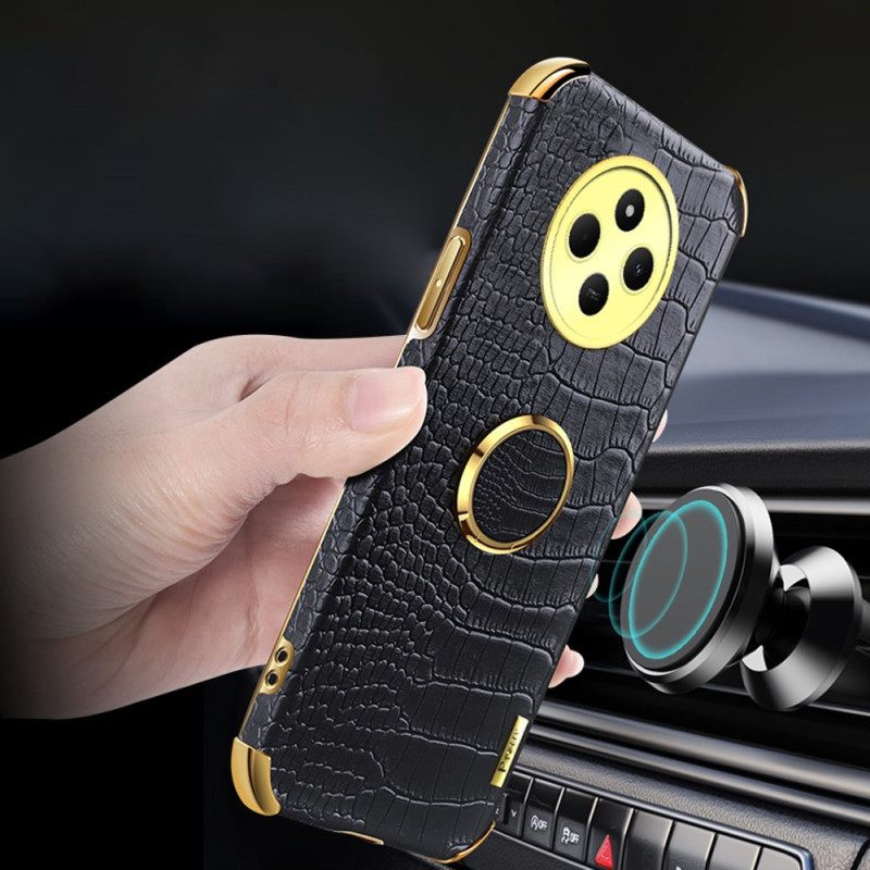 Hoesje Poco C75 Krokodillenstijl Met Standaard