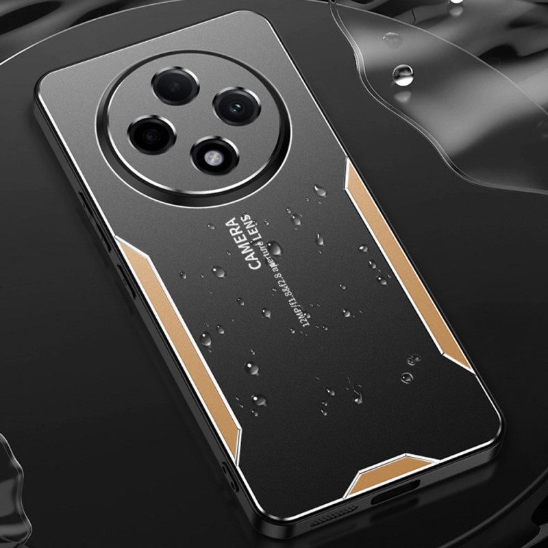 Hoesje Poco C75 Metaaleffect Bescherming Hoesje