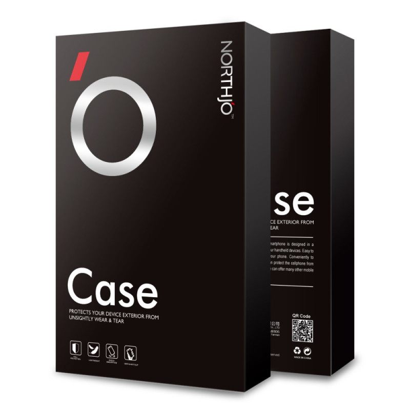 Hoesje Poco C75 Transparant Met Gehard Glazen Schermbeschermer Northjo