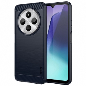Hoesje Voor Poco C75 Geborstelde Koolstofvezel Mofi