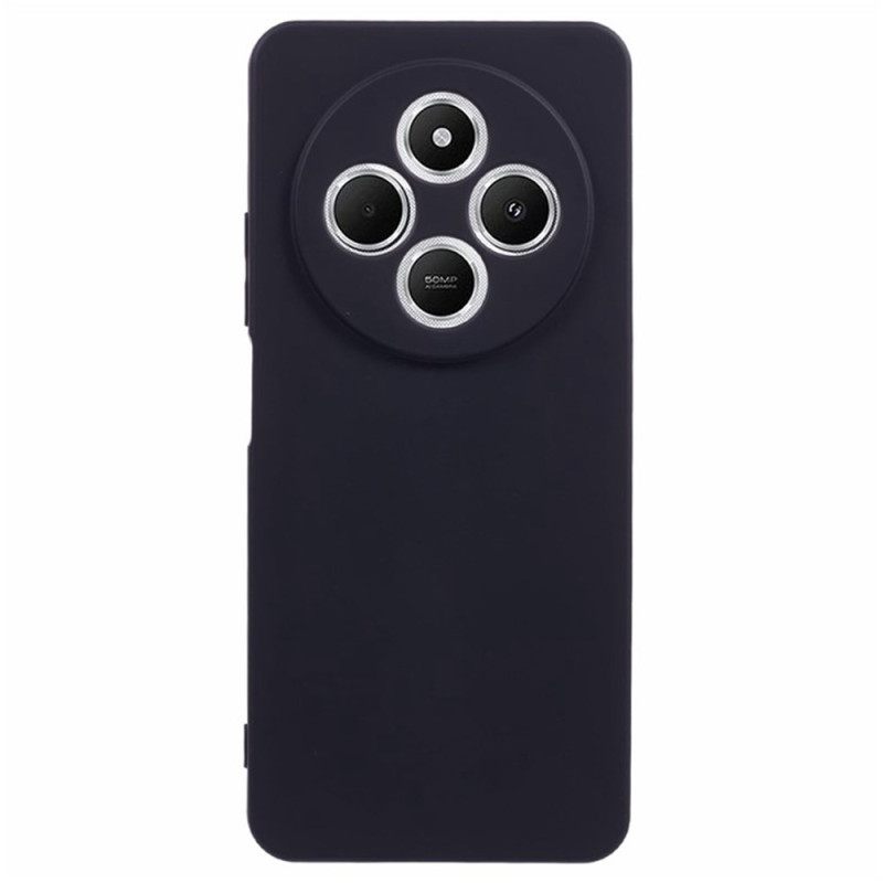 Hoesje Voor Poco C75 Siliconen Met Gehard Glazen Schermbeschermer