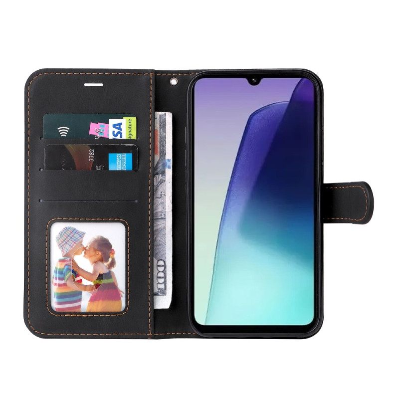 Leren Hoesje Poco C75 Driekleurig