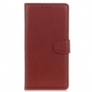 Leren Hoesje Poco C75 Leereffect Bescherming Hoesje