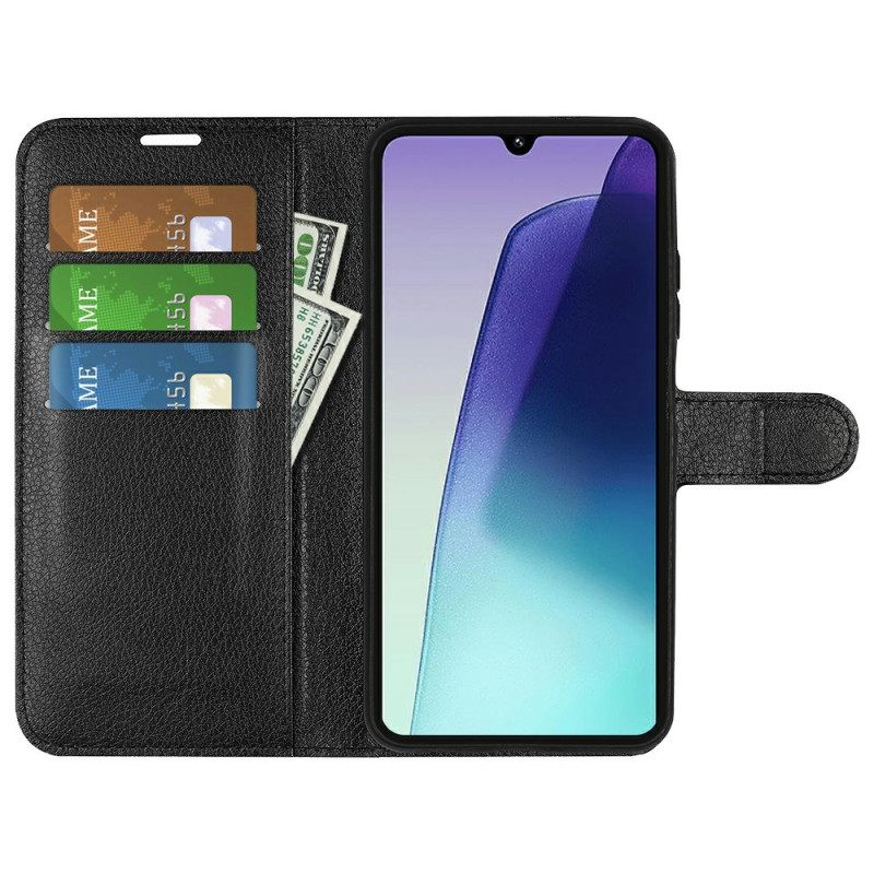 Leren Hoesje Poco C75 Lychee Kunstleer