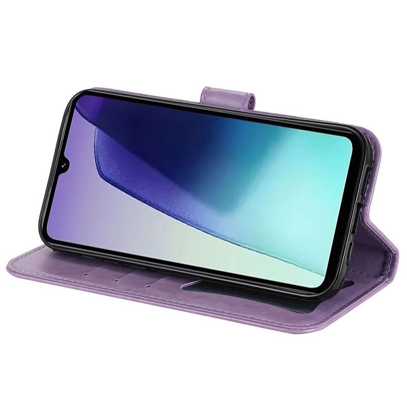 Leren Hoesje Poco C75 Mandalaprint Met Koord