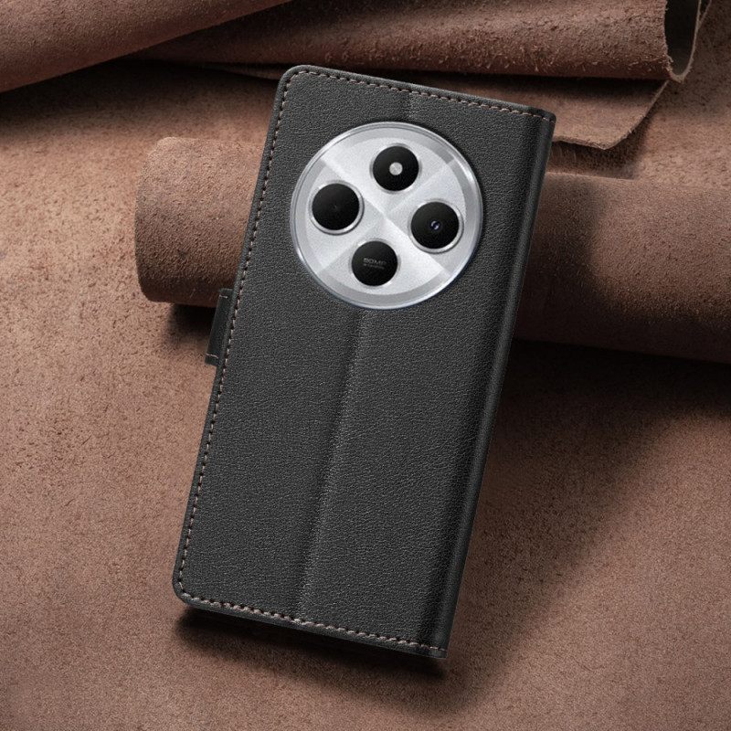 Leren Hoesje Poco C75 Rfid-blokkering Binfen-kleur Bescherming Hoesje