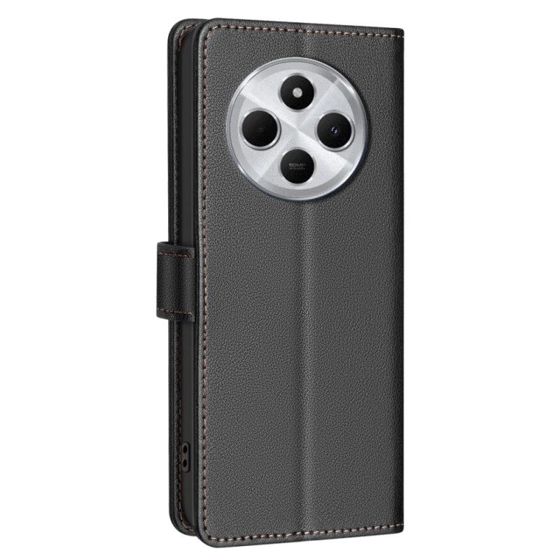 Leren Hoesje Poco C75 Rfid-blokkering Binfen-kleur Bescherming Hoesje