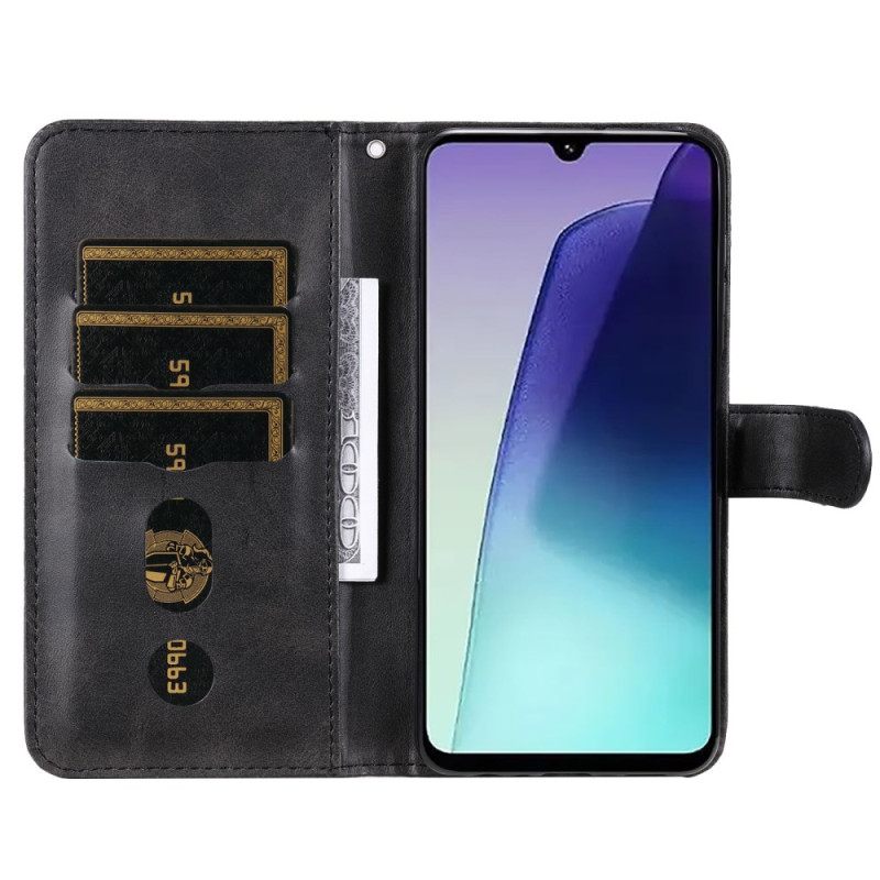 Leren Hoesje Poco C75 Ritssluiting Bescherming Hoesje