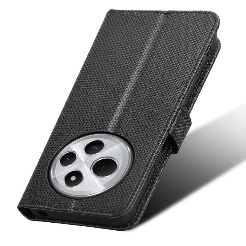 Leren Hoesje Poco C75 Stippen Met Riempje Bescherming Hoesje