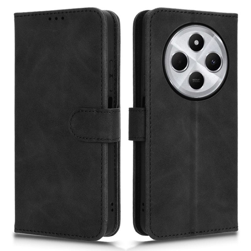 Leren Hoesje Poco C75 Suède-effect Bescherming Hoesje