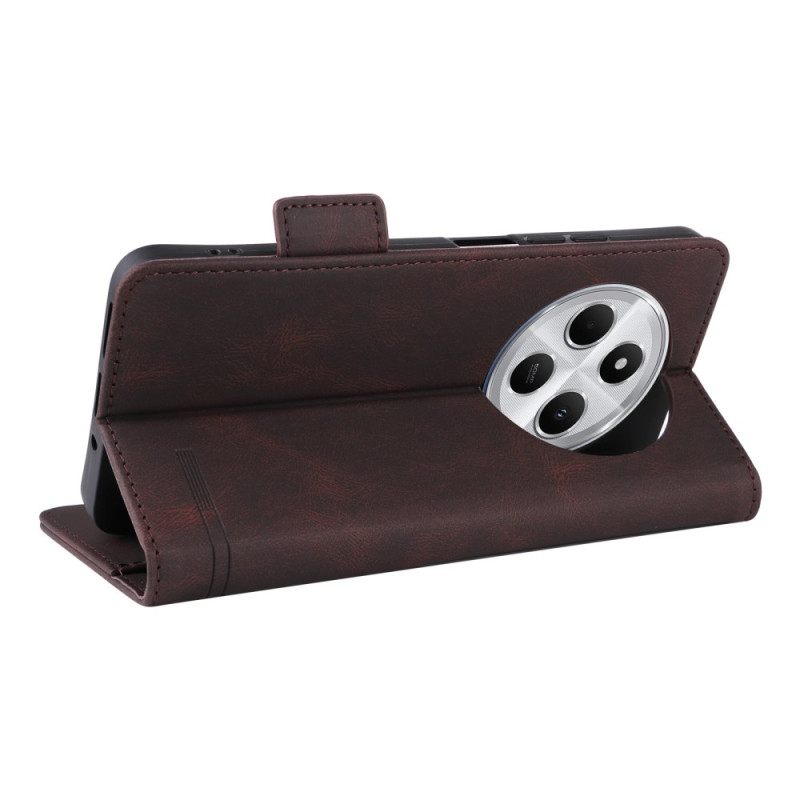 Leren Hoesje Poco C75 Vintage Design Bescherming Hoesje