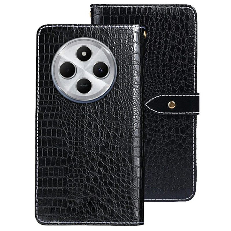 Leren Hoesje Voor Poco C75 Krokodillenleereffect