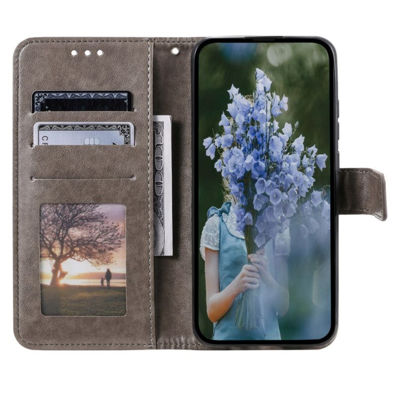 Leren Hoesje Voor Poco C75 Mandala Zon