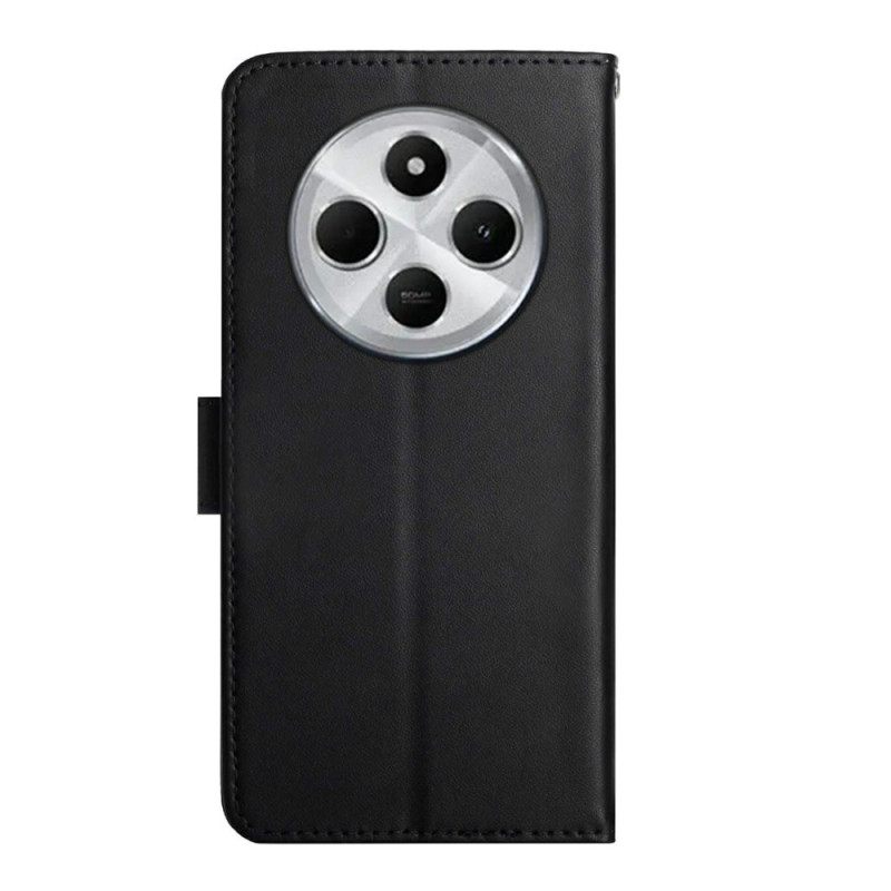 Leren Hoesje Voor Poco C75 Nappaleer