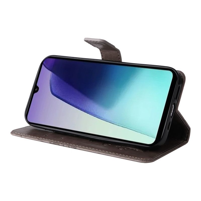 Leren Hoesje Voor Poco C75 Reuzenvlinders