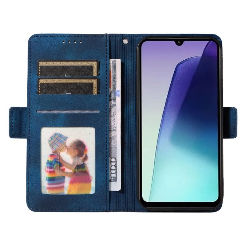 Leren Hoesje Voor Poco C75 Sterrenpatroon