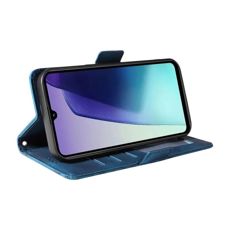 Leren Hoesje Voor Poco C75 Sterrenpatroon