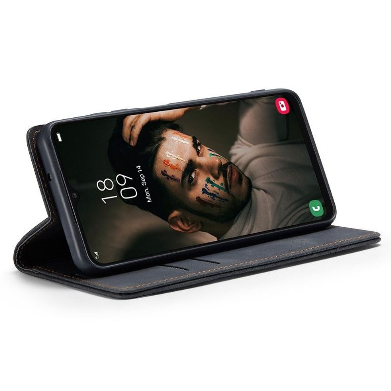 Folio-hoesje voor Samsung Galaxy A13 4G Caseme 013-serie Imitatieleer