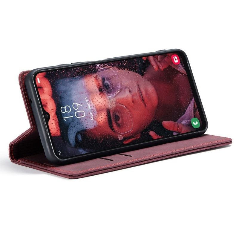 Folio-hoesje voor Samsung Galaxy A13 4G Caseme 013-serie Imitatieleer