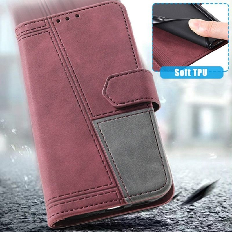 Folio-hoesje voor Samsung Galaxy A13 4G Retrogevoel 004