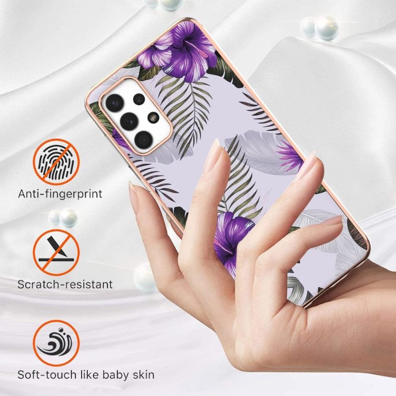 Hoesje voor Samsung Galaxy A13 4G Exotische Bloemen