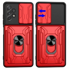 Hoesje voor Samsung Galaxy A13 4G Ondersteuningsfunctie Voor Cameraschuif