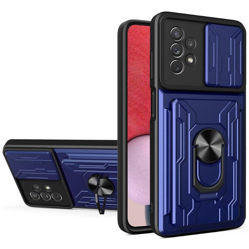 Hoesje voor Samsung Galaxy A13 4G Ondersteuningsfunctie Voor Cameraschuif