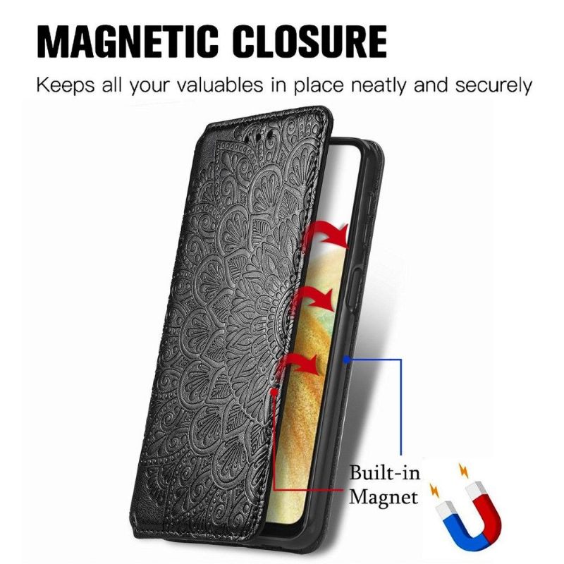 Leren Hoesje voor Samsung Galaxy A13 4G Chique Mandala