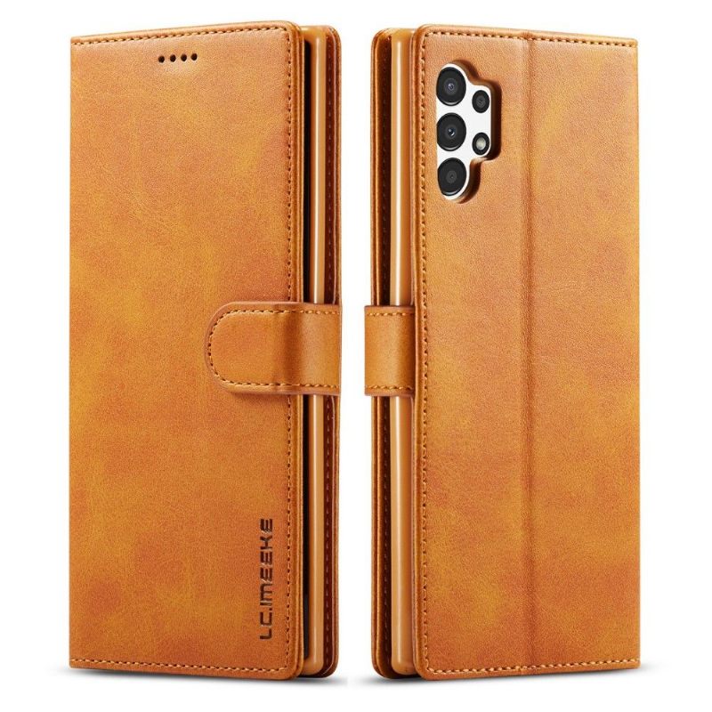 Leren Hoesje voor Samsung Galaxy A13 4G Ledereffect Lc.imeeke