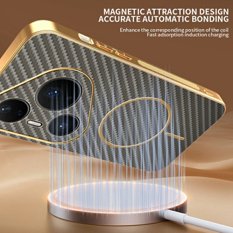 Case Hoesje Huawei Pura 80 Pro Telefoonhoesje Koolstofvezeltextuur