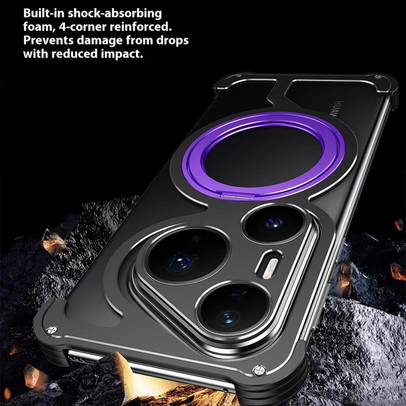 Cover Hoesje Huawei Pura 80 Pro Telefoonhoesje Magsafe Met Draaibare Standaard En Warmteafvoer