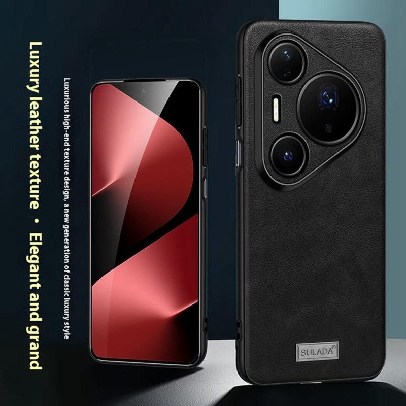 Cover Hoesje Huawei Pura 80 Pro Telefoonhoesje Sulada Lederlook